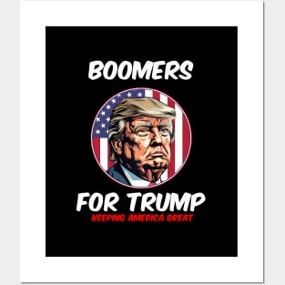 Boomers For Trump Keeg America President 2024 Posters and Art